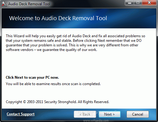 Audio Deck Removal Tool Crack + Serial Number