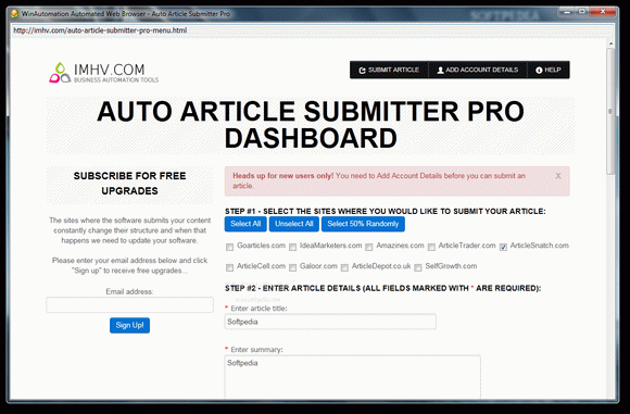 Auto Article Submitter Pro Keygen Full Version