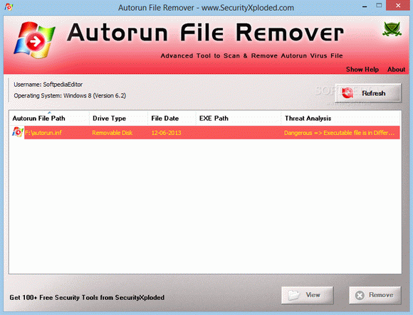 Autorun File Remover Portable Crack + Serial Number