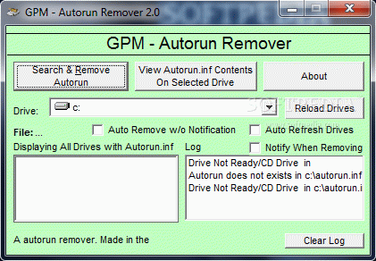 Autorun Remover - GPM Crack + Serial Key