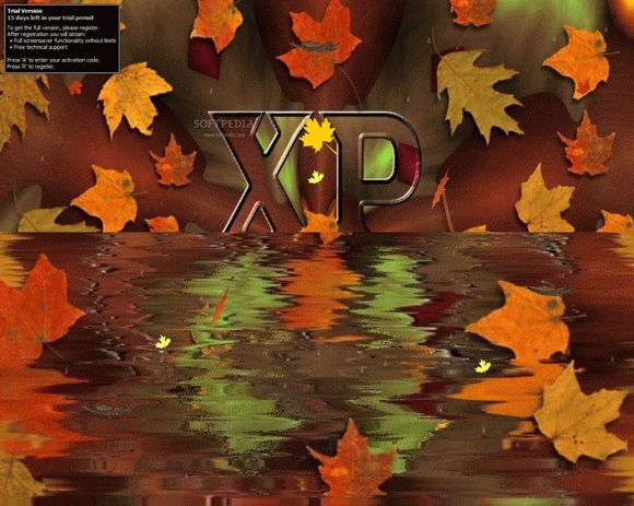 Autumn XP Falls Screensaver Crack With License Key