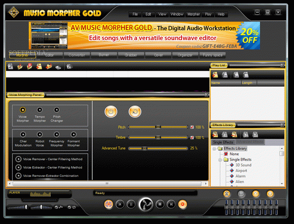 AV Music Morpher Gold Crack Plus Activation Code