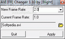 AVI Frame Rate Changer Crack Plus Serial Key