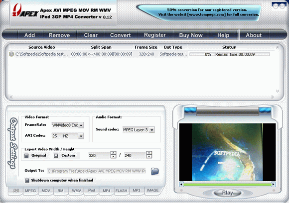 AVI MPEG MOV RM WMV iPod Video Converter Crack With Activation Code