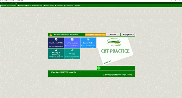 Awajis CBT Practice Software - JAMB Crack & Activation Code