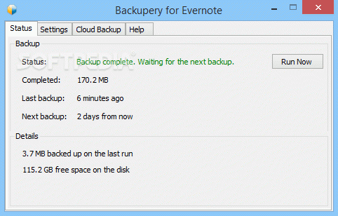 Backupery for Evernote Crack + Keygen