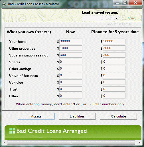Bad Credit Loans Asset Calculator Crack With Activator 2024