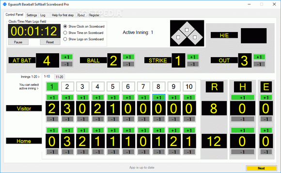 Baseball&Softball Scoreboard Crack + Keygen Download
