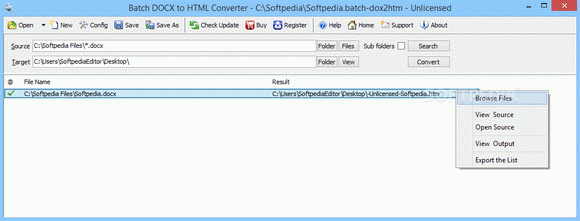 Batch DOCX to HTML Converter Crack Plus Serial Number