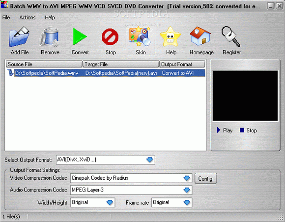 Batch WMV to AVI MPEG WMV VCD SVCD DVD Converter Crack + License Key Updated