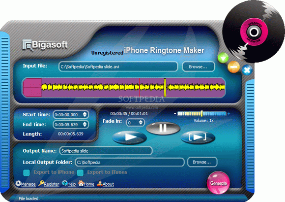Bigasoft iPhone Ringtone Maker Crack + Activation Code