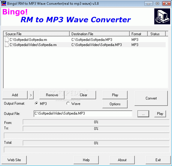 Bingo! RM to MP3 Wave Converter Crack + License Key