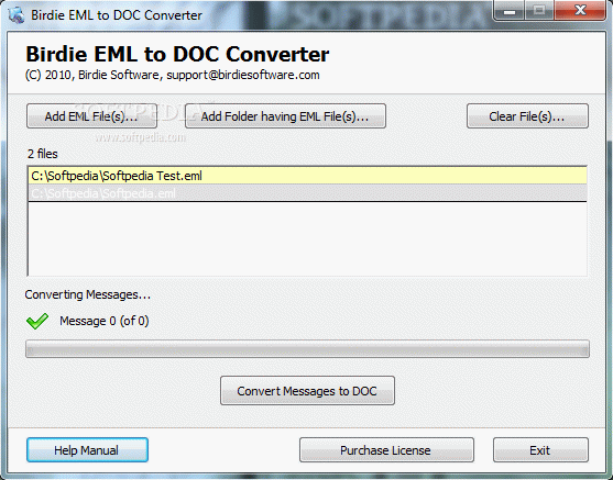 Birdie EML to DOC Converter Crack & License Key