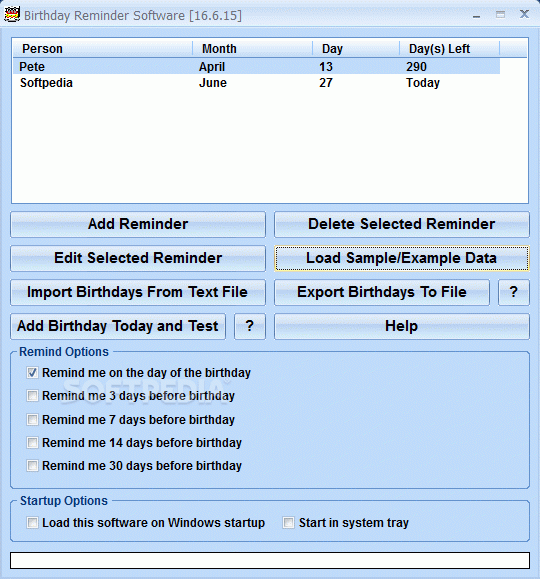 Birthday Reminder Software Crack + Serial Number Download