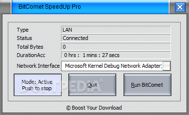 BitComet SpeedUp Pro Crack + Keygen