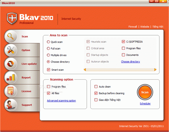 BkavPro Internet Security 2010 Crack Plus License Key