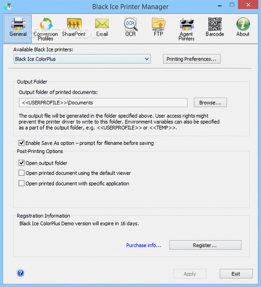 Black Ice Color Printer Drivers Crack With Activator Latest
