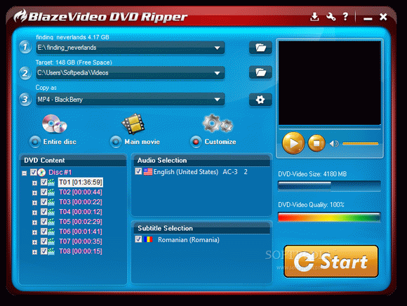 BlazeVideo DVD Ripper Crack + Activation Code Download 2024
