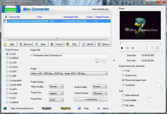 Boilsoft MOV Converter Activation Code Full Version