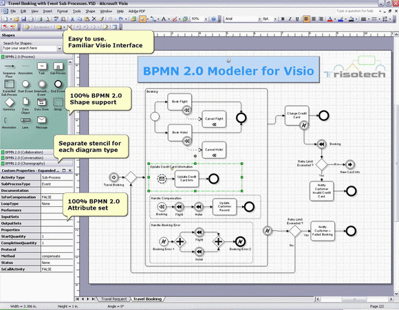 BPMN 2.0 Modeler for Visio Crack With License Key