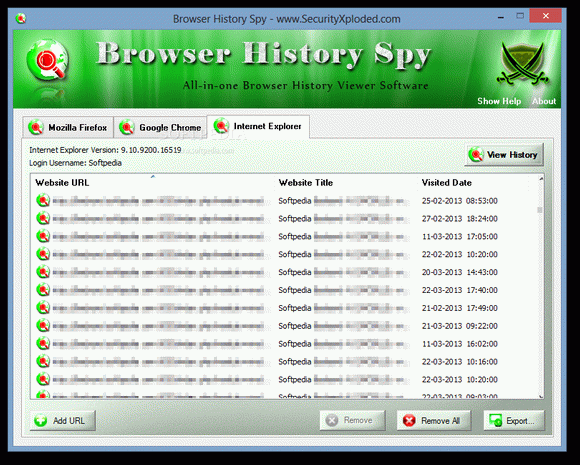 Browser History Spy Portable Crack + License Key Download