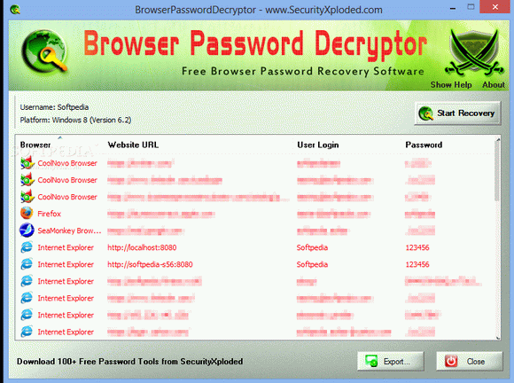 Browser Password Decryptor Crack + Activation Code Download