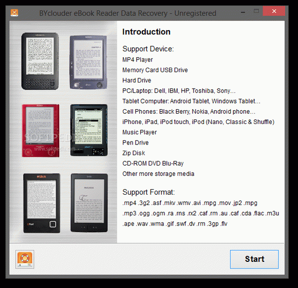 BYclouder eBook Reader Data Recovery Crack + Serial Number