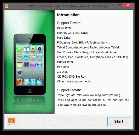 BYclouder iPod Touch Data Recovery Crack + Keygen (Updated)