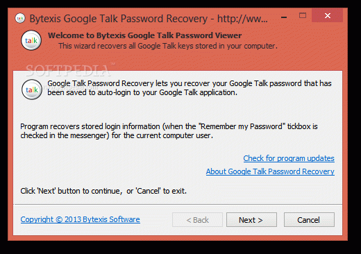 Bytexis Google Talk Password Recovery Portable Crack With Activator