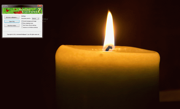 Candle Animated Desktop Wallpaper Crack With Serial Number