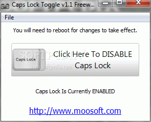 Caps Lock Toggle Crack + License Key Updated