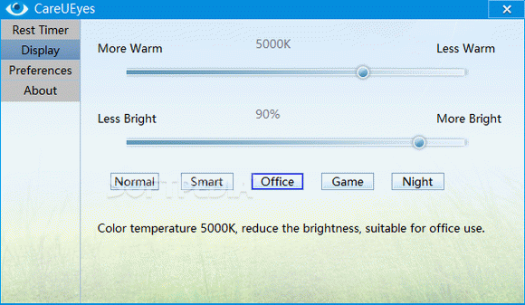 CareUEyes - Free blue Light Filter, screen dimmer Crack With Keygen Latest 2022