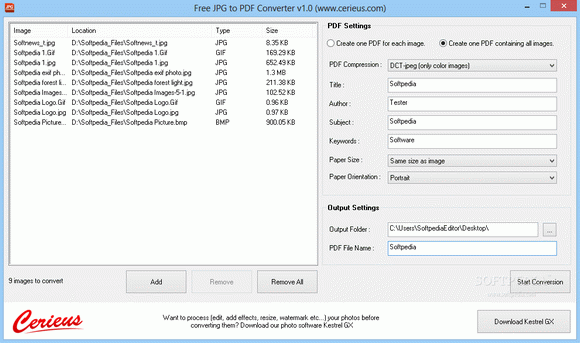 Free JPG to PDF Converter Crack Plus Activation Code
