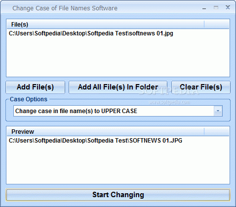 Change Case of File Names Software Crack + License Key