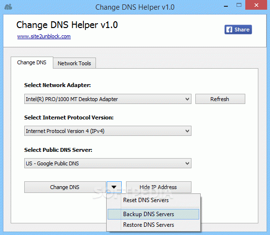 Change DNS Helper Crack + License Key