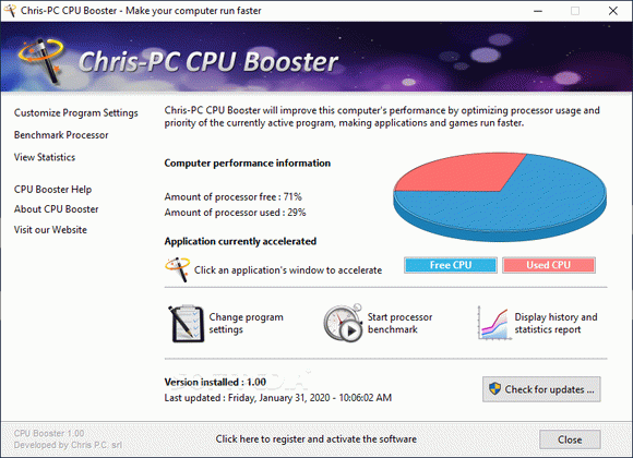Chris-PC CPU Booster Crack With Serial Number Latest