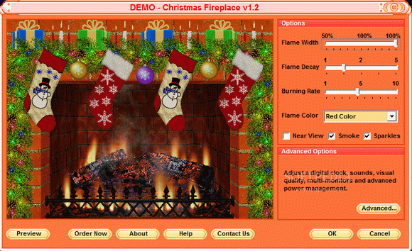 Christmas Fireplace Screensaver Serial Key Full Version