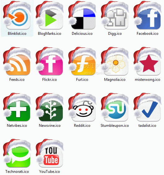 Christmas Social Bookmark Icons Keygen Full Version
