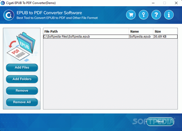 Cigati EPUB to PDF Converter Crack Plus License Key