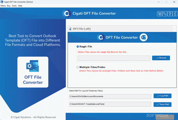 Cigati OFT File Converter Crack + Serial Key Updated