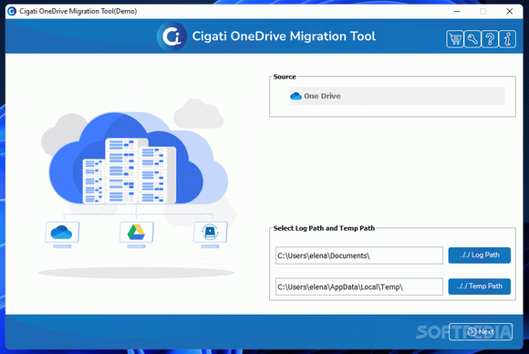 Cigati OneDrive Migration Tool Crack + Activator Updated