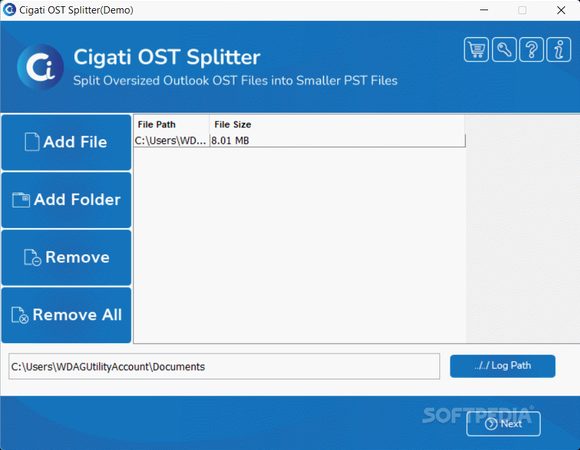 Cigati OST Splitter Tool