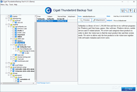 Cigati Thunderbird Backup Tool Crack + Serial Number (Updated)