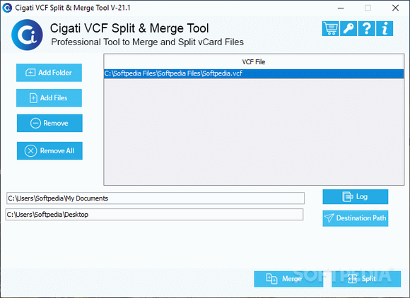 Cigati VCF Split and Merge Tool Crack + Activation Code Updated