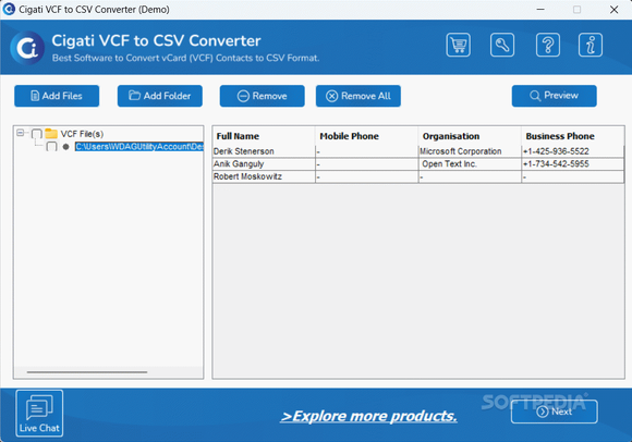 Cigati VCF to CSV Converter Activation Code Full Version