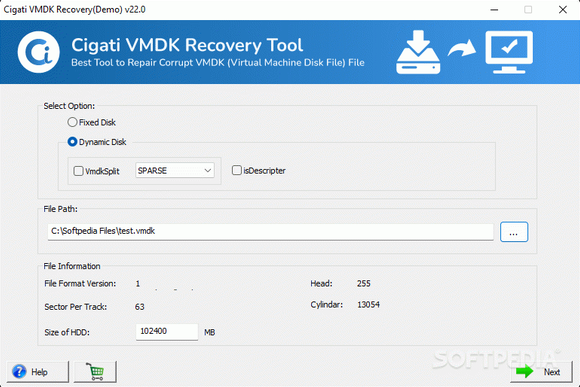 Cigati VMDK Recovery Tool Crack + Serial Key Download