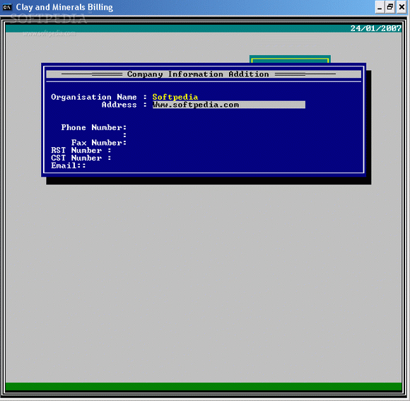 Clay Billing Software for DOS Crack + Activator