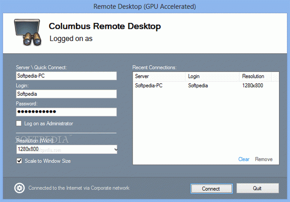 Columbus Remote Desktop Portable Crack & Serial Key