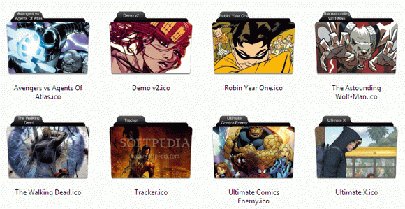 Comic Book Folder Icons 12 Crack With Serial Key