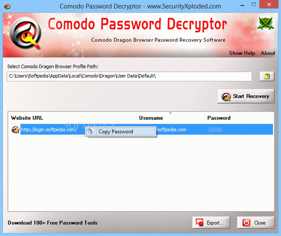 Comodo Password Decryptor Crack Full Version